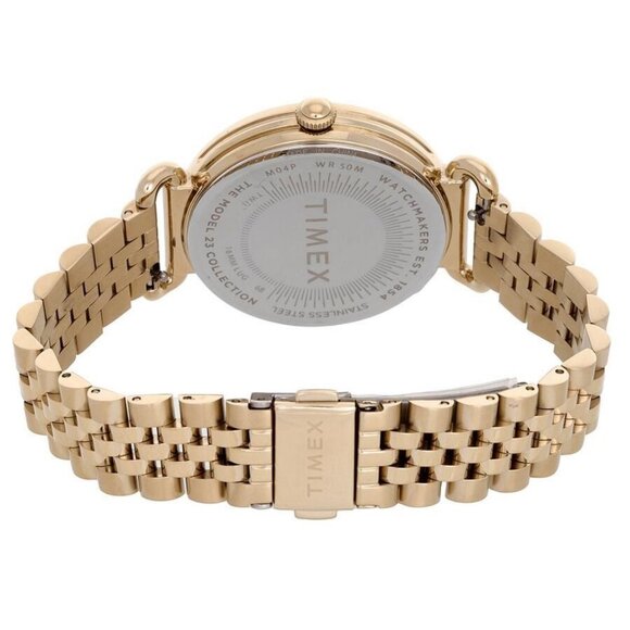 NWT Timex Fashion Ladies Quartz Steel Authentic Watch